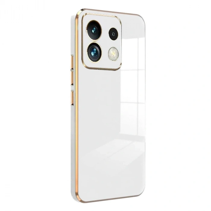 Xiaomi Redmi Note 13 Pro 5g Kılıf Volet Silikon - Beyaz