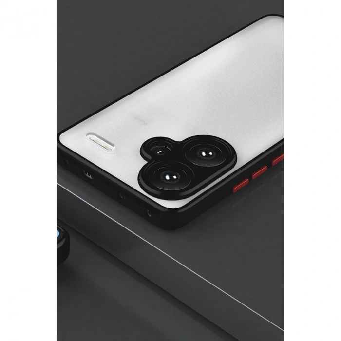 Xiaomi Redmi Note 13 Pro Plus Kılıf Montreal Silikon Kapak - Siyah