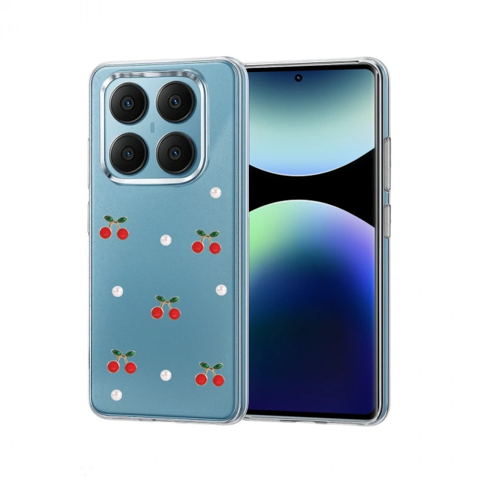 Xiaomi Redmi Note 14 Pro 4g Fiyonk Desenli Kapak - Desen 9