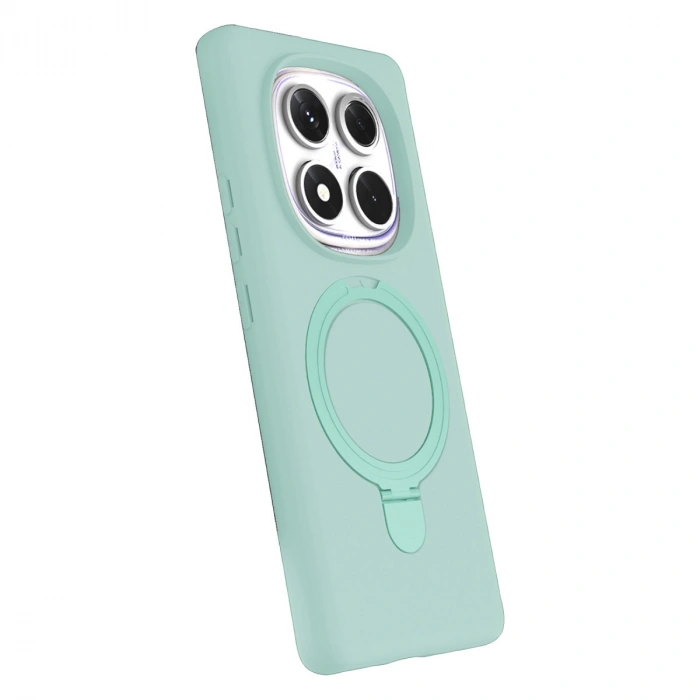 Xiaomi Redmi Note 14 Pro 4g Regal Magsafe Standlı Kapak - Su Yeşili