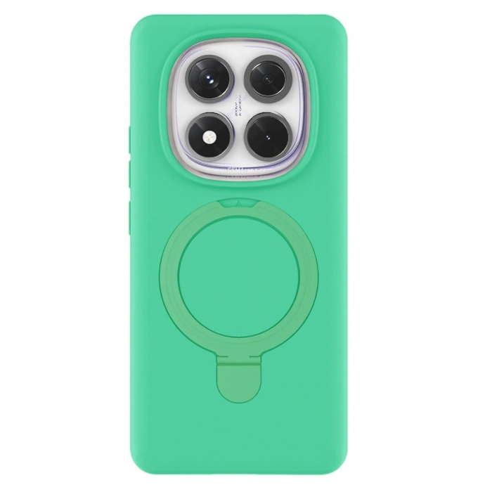 Xiaomi Redmi Note 14 Pro 4g Regal Magsafe Standlı Kapak - Yeşil