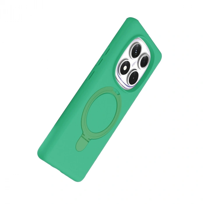 Xiaomi Redmi Note 14 Pro 4g Regal Magsafe Standlı Kapak - Yeşil