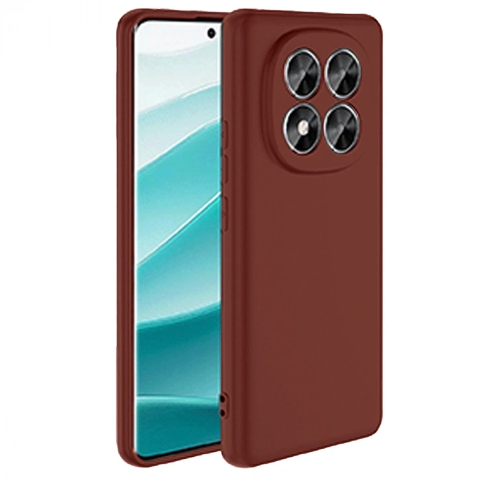 Xiaomi Redmi Note 14 Pro 5g Kılıf First Silikon - Bordo