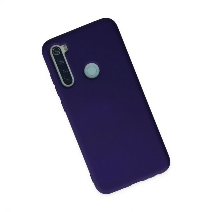 Xiaomi Redmi Note 8 Kılıf Nano İçi Kadife Silikon - Mor