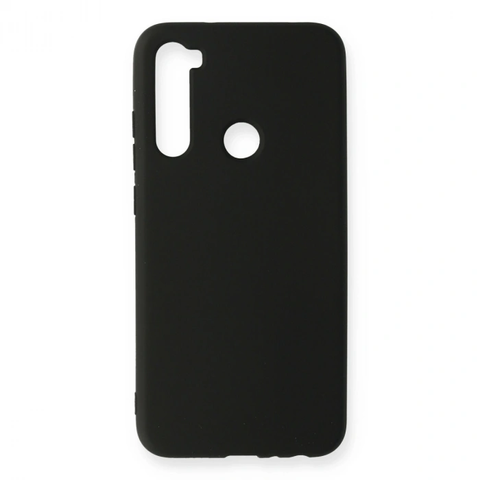 Xiaomi Redmi Note 8 Kılıf Nano İçi Kadife Silikon - Siyah