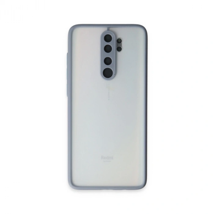 Xiaomi Redmi Note 8 Pro Kılıf Montreal Silikon Kapak - Gri
