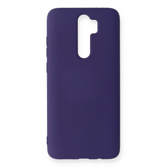 Xiaomi Redmi Note 8 Pro Kılıf Nano İçi Kadife Silikon - Mor