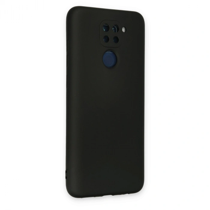 Xiaomi Redmi Note 9 Kılıf Nano İçi Kadife Silikon - Siyah