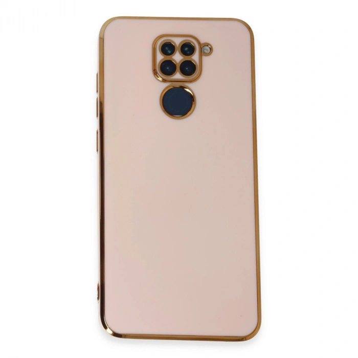 Xiaomi Redmi Note 9 Kılıf Volet Silikon - Pembe