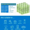 1800 Mah 1.2v Aa Ni-mh Şarj Edilebilir Pil 12 Adet