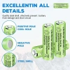 1800 Mah 1.2v Aa Ni-mh Şarj Edilebilir Pil 12 Adet