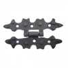 Antika Tarz Dekoratif Pirinç Yıldız Menteşe - 84x44 Mm, Oksit