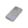 Apple İphone 11 Kılıf Joke Simli Magneticsafe Kılıf - Gold