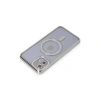 Apple İphone 11 Kılıf Joke Simli Magneticsafe Kılıf - Gümüş