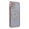Apple İphone 11 Kılıf Joke Simli Magneticsafe Kılıf - Pembe
