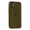 Apple İphone 12 Kılıf Fly Lens Silikon - Siyah