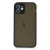 Apple İphone 12 Mini Kılıf Montreal Silikon Kapak - Siyah