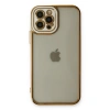 Apple İphone 12 Pro Max Kılıf Liva Lens Silikon - Beyaz