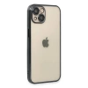Apple İphone 14 Kılıf Razer Lensli Silikon - Siyah