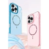 Apple İphone 14 Pro Max Live Diamond Magsafe Kapak - Pembe
