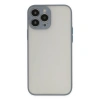 Apple İphone 15 Pro Kılıf Montreal Silikon Kapak - Gri