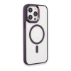 Apple İphone 15 Pro Max Kılıf Room Magneticsafe Silikon - Derin Mor