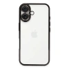 Apple İphone 16 Plus Kılıf Razer Lensli Silikon - Siyah