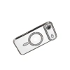 Apple İphone 17 Air Joke Simli Magneticsafe Kılıf - Gümüş