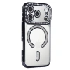 Apple İphone 17 Pro Joke Simli Magneticsafe Kılıf - Siyah