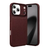Apple İphone 17 Pro Max Auto Focus Karbon Kapak - Bordo