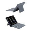 Apple T5504d İpad Pro 11 (2024) Kılıf Palermo Ledli Klavyeli Standlı Tablet Kılıfı - Siyah