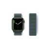 Apple Watch 38mm Hasırlı Cırtcırtlı Kordon (saat Değildir) - Mavi-yeşil