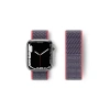 Apple Watch 42mm Hasırlı Cırtcırtlı Kordon - Pembe