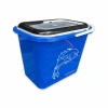 Balıkçı Kovası - 15 lt - Fishack - Süzgeçli - Mavi (Kod 179)