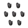 Büyük Tekli Fincan Askı, Dekor Askısı - Siyah, 100 Adet, 12x23x30 Mm