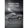 D68 Cyber Model Araba Tasarımlı Bluetooth Hoparlör 15w Güçlü Ses Rgb Led /tws/usb Gri