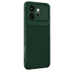 Huawei Honor 600 Auto Focus Karbon Kapak - Koyu Yeşil