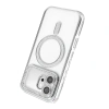 Huawei Honor 600 Joke Simli Magneticsafe Kılıf - Gümüş