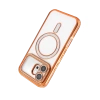 Huawei Honor 600 Joke Simli Magneticsafe Kılıf - Turuncu