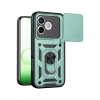 Huawei Honor 600 Lite Pars Lens Yüzüklü Silikon - Yeşil