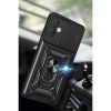 İnfinix Hot 30 4g Kılıf Pars Lens Yüzüklü Silikon - Gümüş