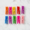 İpli Mini Mandal Seti - 50li Paket - Karışık Renkli Set