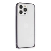 Joko Apple İphone 14 Pro Kılıf Metal Bumper Magneticsafe Kapak - Derin Mor