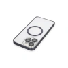 Joko Apple İphone 15 Pro Max Kılıf Metal Bumper Magneticsafe Kapak - Lacivert