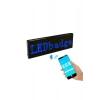 Matrix Kayan Led Yaka Rozeti Mobil Kontrollü Dijital Etiket 9×3cm