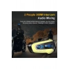 N3x Rgb Işıklı Intercom 3 Kişi Bağlantılı 1000mah Motosiklet Bluetooth Kulaklık Seti