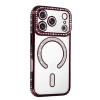 Newface Apple İphone 18 Pro Max Joke Simli Magneticsafe Kılıf - Bordo