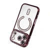 Newface Apple İphone 18 Pro Max Joke Simli Magneticsafe Kılıf - Bordo