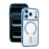 Newface Apple İphone 18 Pro Max Joke Simli Magneticsafe Kılıf - Sierra Blue