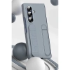Newface Samsung Galaxy Z Fold 7 Kılıf Costa Standlı Kapak - Gri